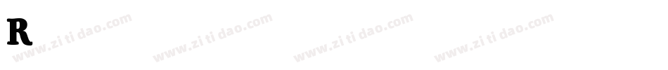 RSOswaldGrey Italic字体转换